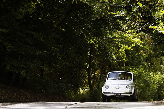 Mark and Sarah's Sligo Wedding  Fiat 500