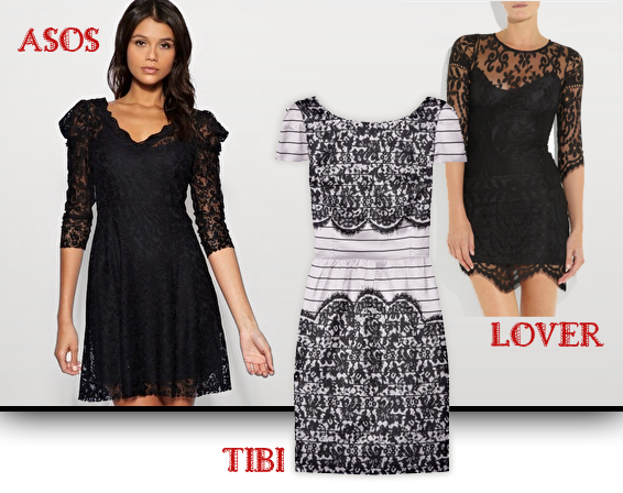 black lace dresses