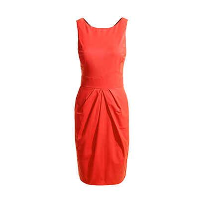 coral bridesmaid dress