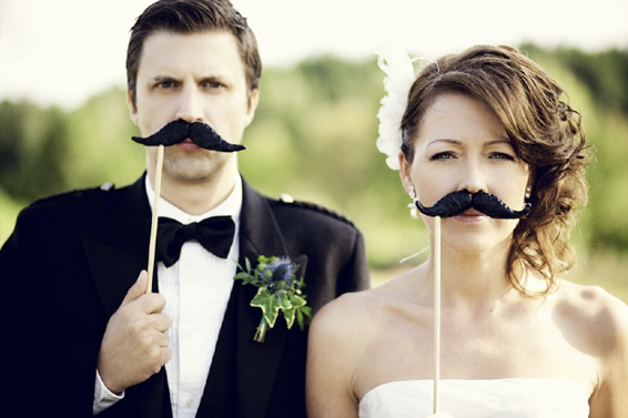 Wedding Trends 2010 - Fake Moustaches