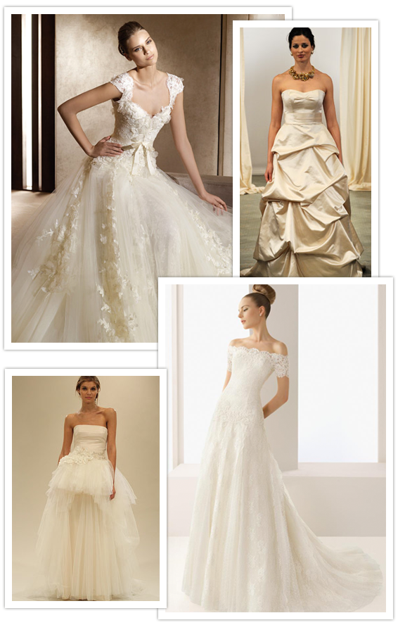 2011 wedding gown trends full skirt gowns