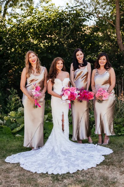 bridesmaids dress styles in neutrals, Champagne, beige, nude, ivory, oyster, tan, taupe