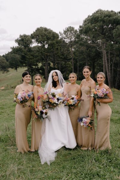 bridesmaids dress styles in neutrals, Champagne, beige, nude, ivory, oyster, tan, taupe