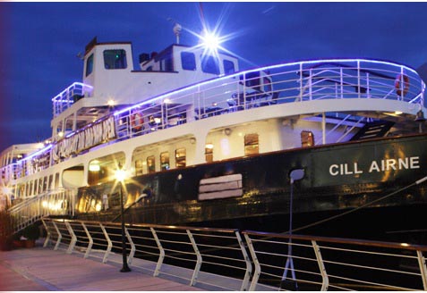 mv cill airne wedding venue restaurant on boat dublin