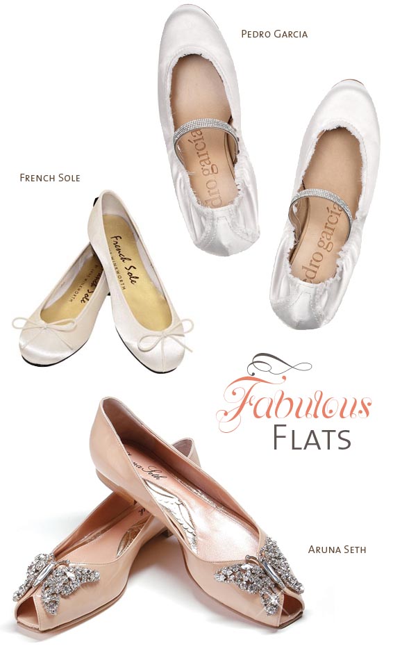 Fabulous wedding flat shoes