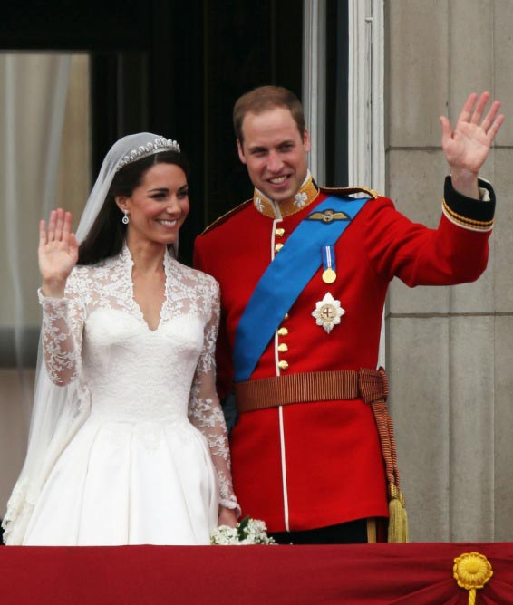 royal wedding wave william catherine