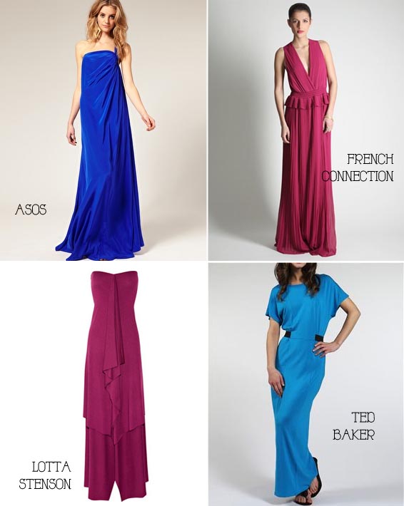 Wedding Bridesmaid Maxi Dress