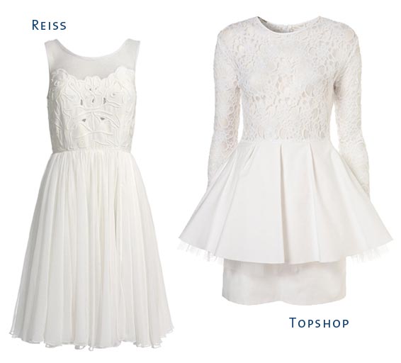 White Bridesmaids Dresses Reiss Topshop