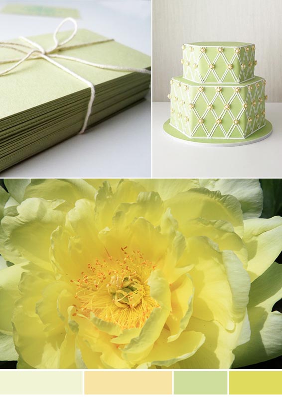 yellow cream ivory wedding colour inspiration