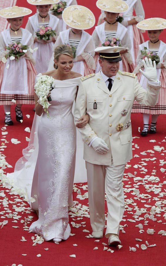 Charlene Wittstock Prince Albert Wedding Dress