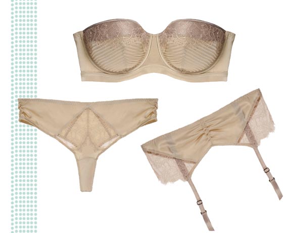 Stella Mc Cartney Josephine Marrying - bra, french knickers, suspenders