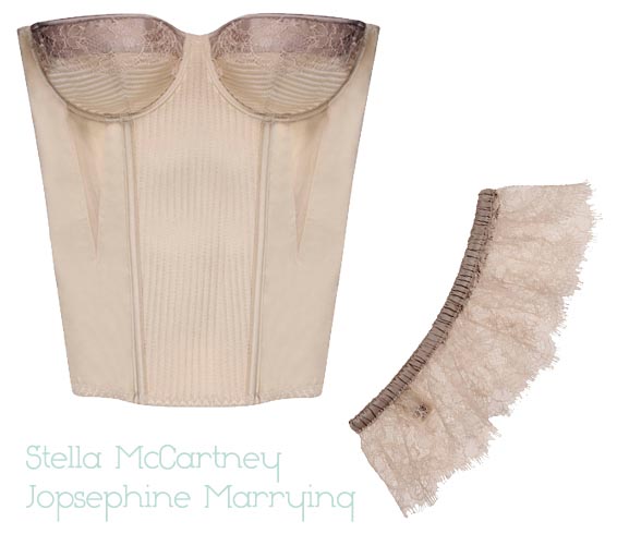 Stella Mc Cartney Josephine Marrying basque garter