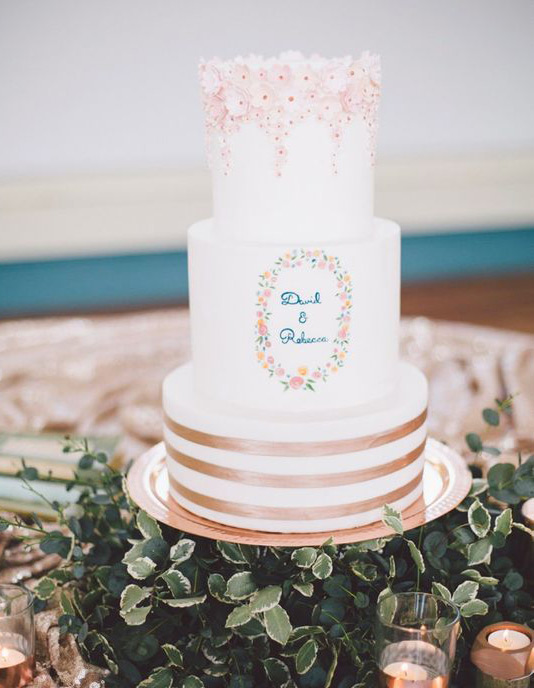 The Best Hand Painted Wedding Cakes | See them all on onefabday.com