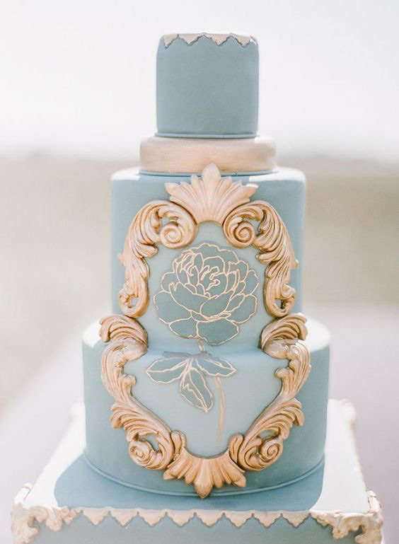 The Best Hand Painted Wedding Cakes | See them all on onefabday.com