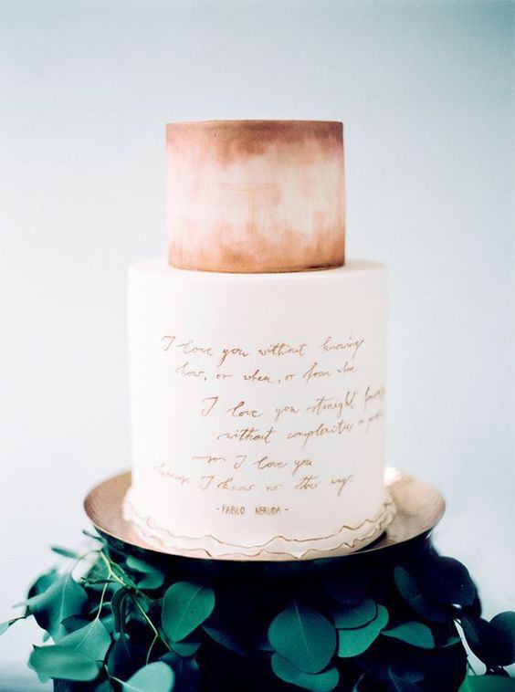 The Best Hand Painted Wedding Cakes | See them all on onefabday.com