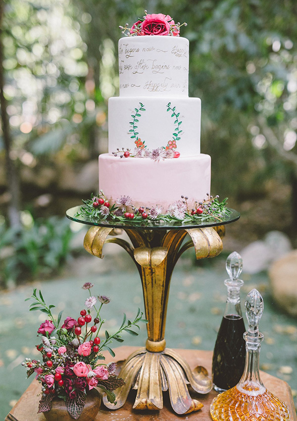 The Best Hand Painted Wedding Cakes | See them all on onefabday.com