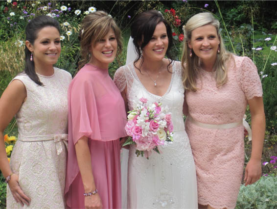 pink bridesmaid dresses