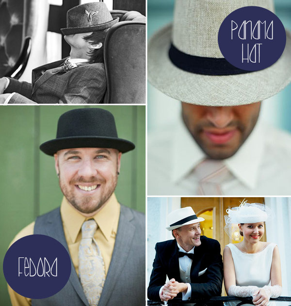 Grooms in Hats