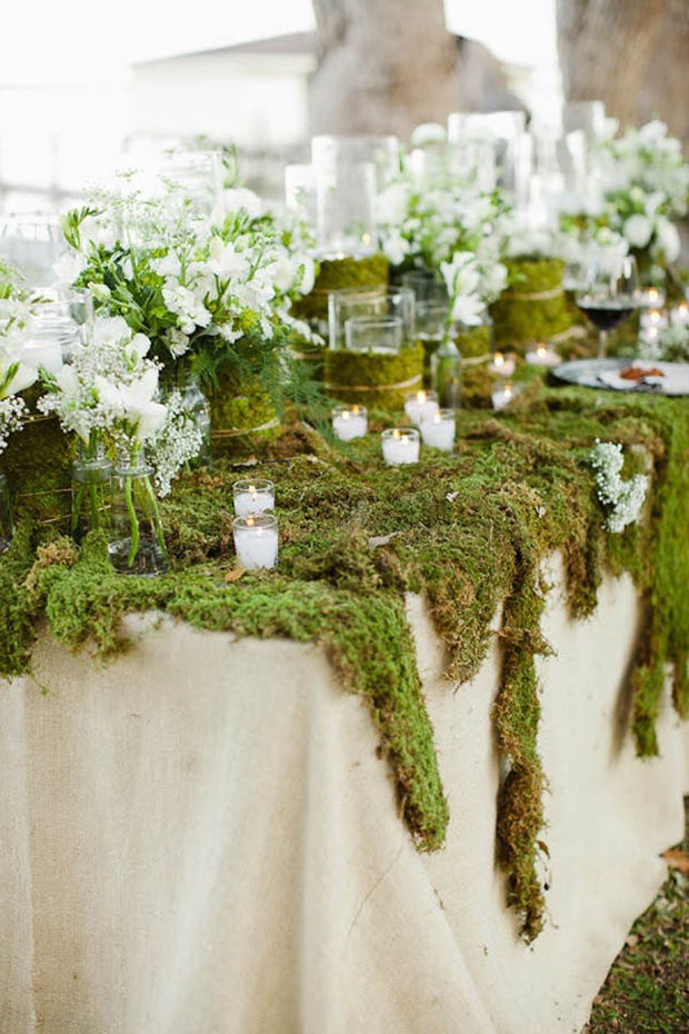 Moss Wedding Ideas | One Fab Day