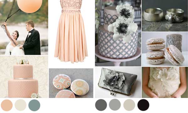 Wedding colour palette