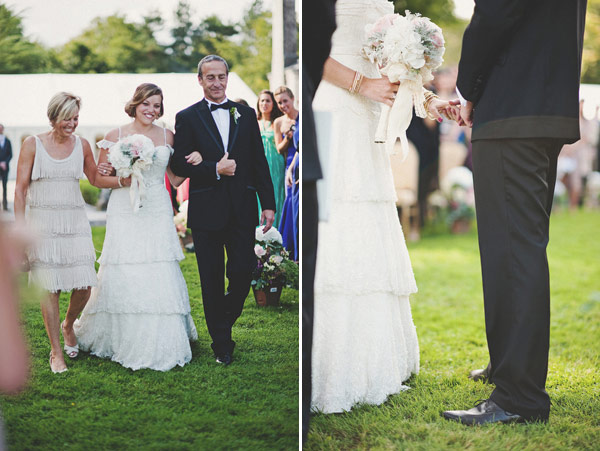 Bride walking up the Aisle - This Modern Love