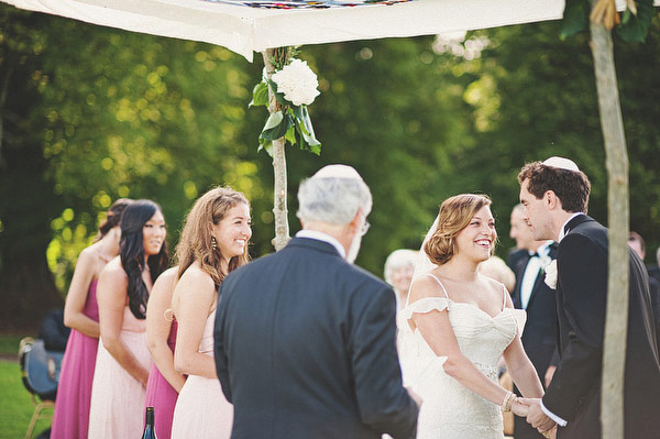 Bride and Groom at Altar - This Modern Love