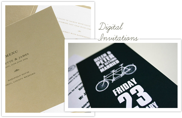 Digital Printed Invitations