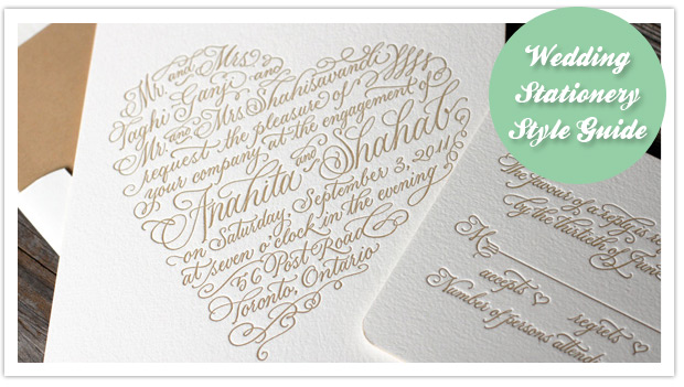 Wedding Invitation and Stationery Style Guide