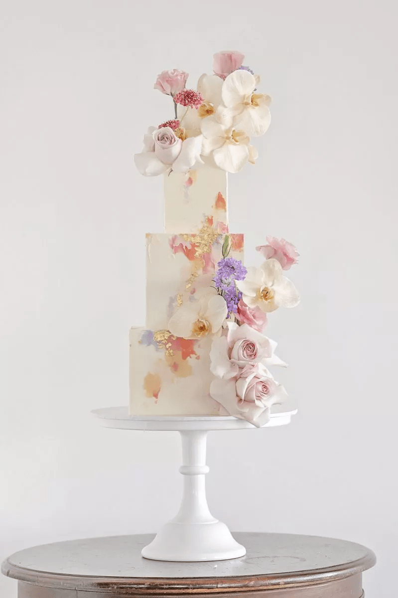 Square Wedding Cakes | One Fab Day