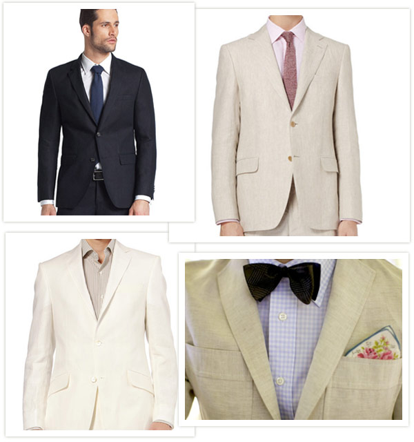 Linen Summer Groom Suits