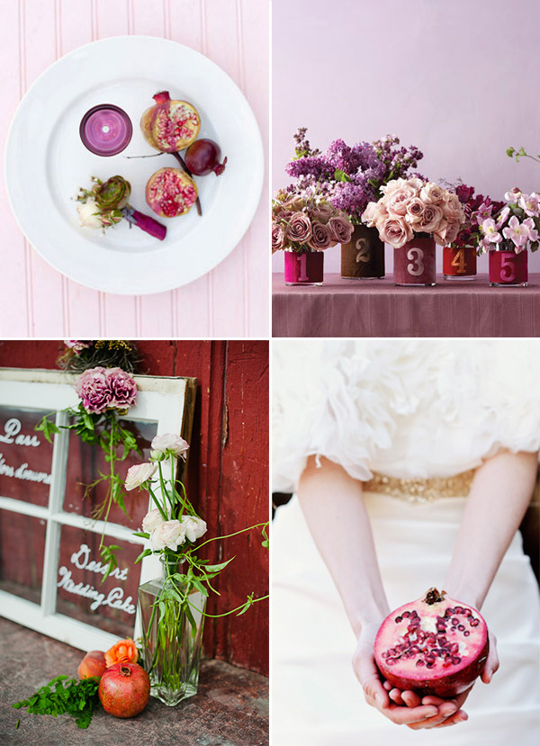 Pomegranate and Purple Wedding Inspiration (3)