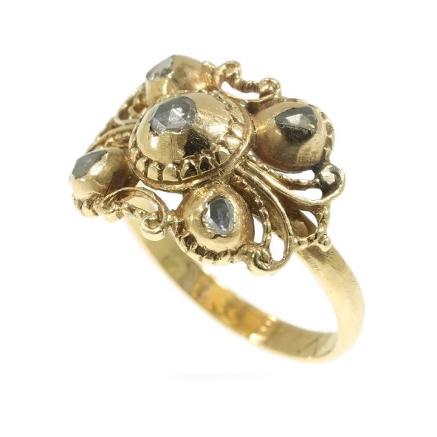 Baroque Engagement Ring