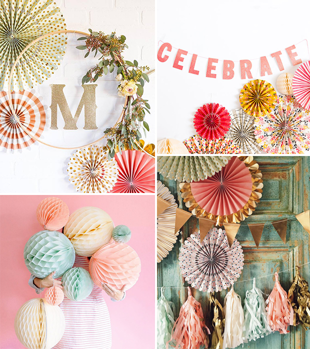 Pretty Party Decor from My Mind's Eye // onefabday.com