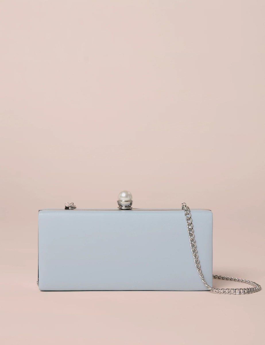 Charlotte Mills bridal clutch bag