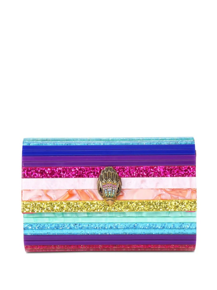 Kurt Geiger rainbow bridal clutch