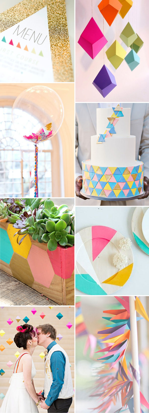 Geometric-Wedding-Inspiration