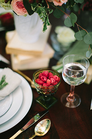 raspberry wedding favours