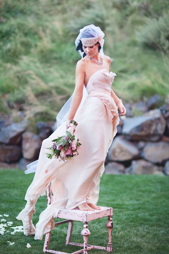 Blush Wedding Dress