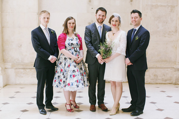 stylish bridal party