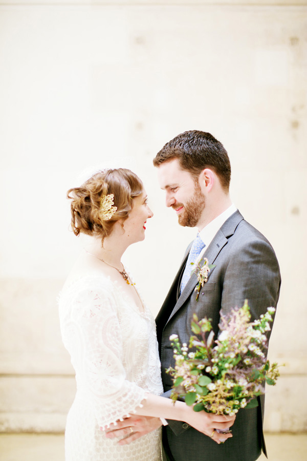 bride and groom portrait