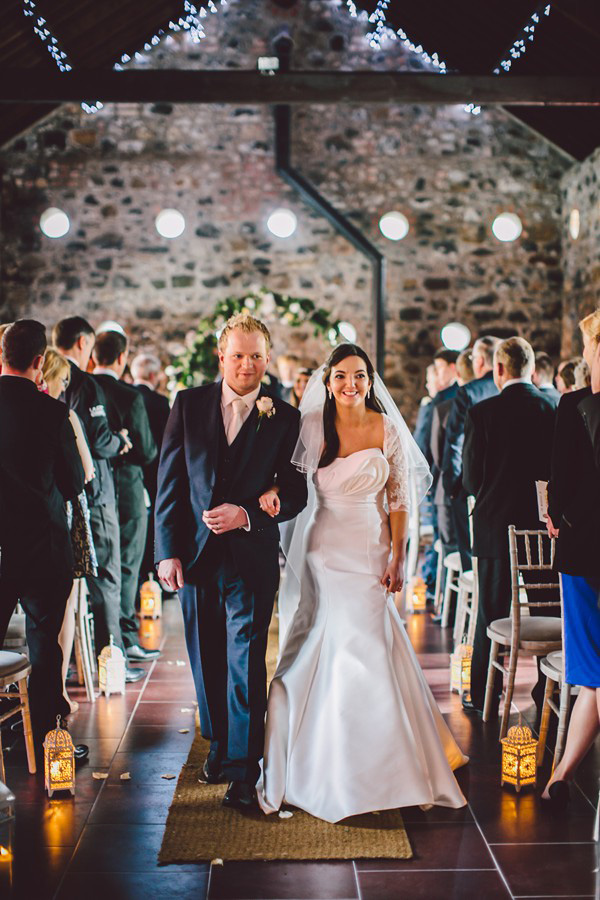 Bride-and-Groom-Walking-down-the-Ailse-Gillian-Higgins-Photography htttp://onefabday-com-preprod.go-vip.net