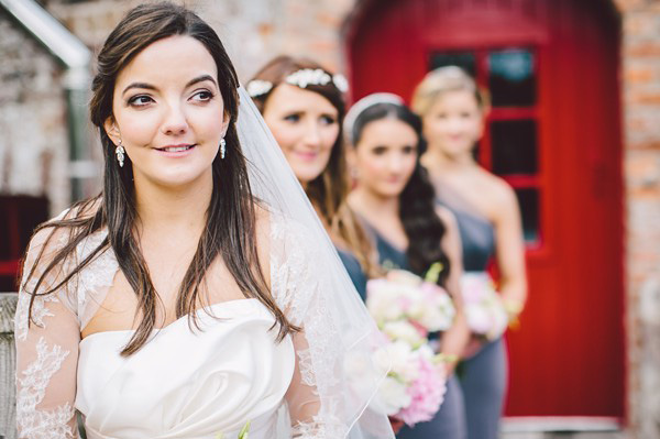 Bride-and-bridesmaids-lineup-Gillian-Higgins-Photography-Riverdale-Barn http://onefabday-com-preprod.go-vip.net