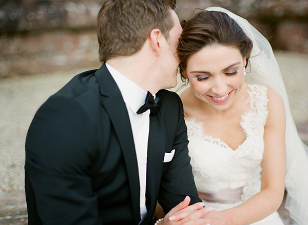 romantic wedding portrait