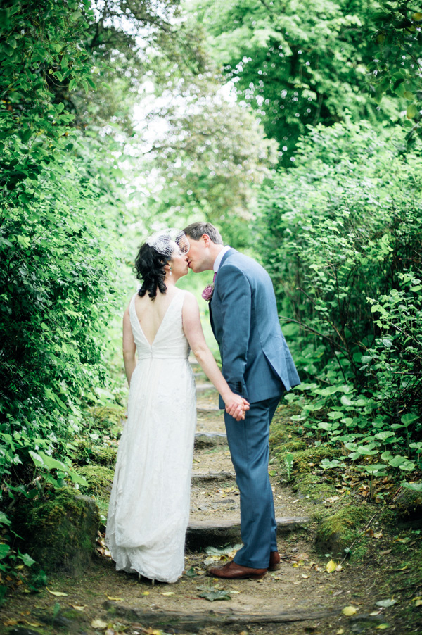 lace back of a wedding gown