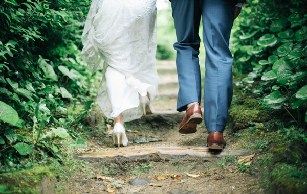 bride and groom portraits