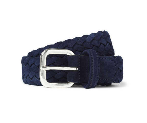 Groom Style | Navy Plaited Belt