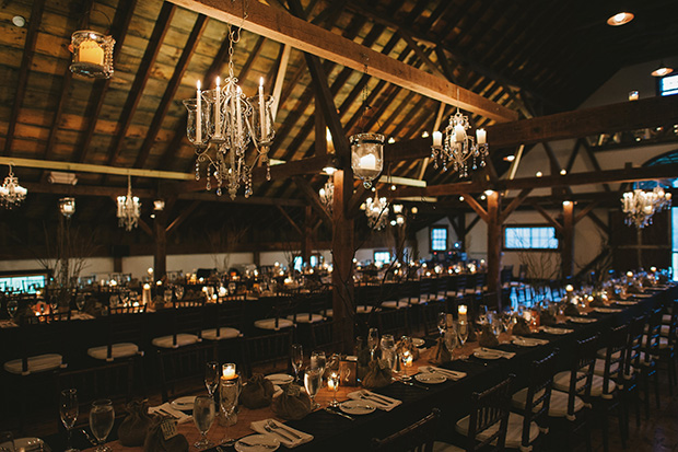 barn wedding reception