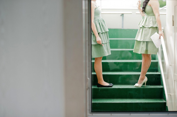 green bridesmaid dresses