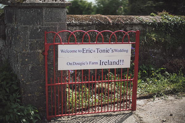 wedding day signage