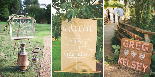 Wedding Signage Ideas | onefabday.com